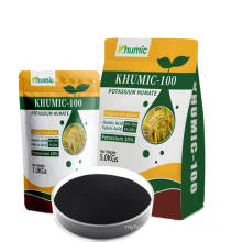Humic fulvic acid fertilizer soil conditioner water soluble KHUMIC-100 powder potassium humate fertilizer humic acid wholesale